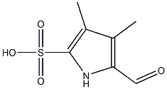 1H-Pyrrole-2-sulfonicacid,5-formyl-3,4-dimethyl-(9CI) 结构式