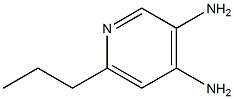 3,4-Pyridinediamine,6-propyl-(9CI) 结构式