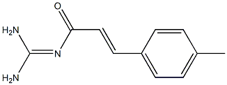 2-Propenamide,N-(aminoiminomethyl)-3-(4-methylphenyl)-(9CI) 结构式