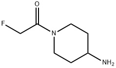 4-Piperidinamine,1-(fluoroacetyl)-(9CI) 结构式