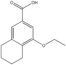 2-Naphthoicacid,4-ethoxy-5,6,7,8-tetrahydro-(5CI) 结构式