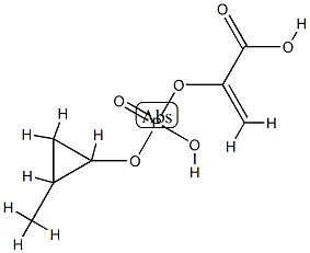 2-Propenoicacid,2-[[hydroxy[(2-methylcyclopropyl)oxy]phosphinyl]oxy]-(9CI) 结构式