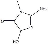 4H-Imidazol-4-one,2-amino-3,5-dihydro-5-hydroxy-3-methyl-(9CI) 结构式