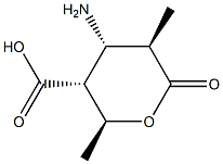2H-Pyran-3-carboxylicacid,4-aminotetrahydro-2,5-dimethyl-6-oxo-,[2S- 结构式