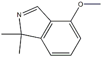 1H-Isoindole,4-methoxy-1,1-dimethyl-(9CI) 结构式