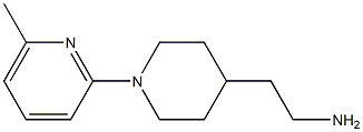 4-Piperidineethanamine,1-(6-methyl-2-pyridinyl)-(9CI) 结构式