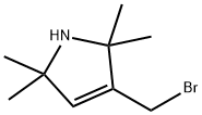 1H-Pyrrole,3-(bromomethyl)-2,5-dihydro-2,2,5,5-tetramethyl-(9CI) 结构式