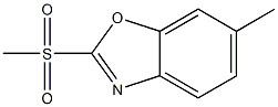 Benzoxazole,6-methyl-2-(methylsulfonyl)-(9CI) 结构式