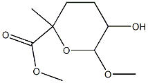 Hexopyranosiduronic acid, methyl 3,4-dideoxy-5-C-methyl-, methyl ester (9CI) 结构式