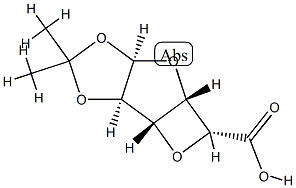 ba-L-Idofuranuronic acid, 3,5-anhydro-1,2-O-(1-methylethylidene)- (9CI) 结构式