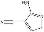 2H-Pyrrole-4-carbonitrile,5-amino-(9CI) 结构式