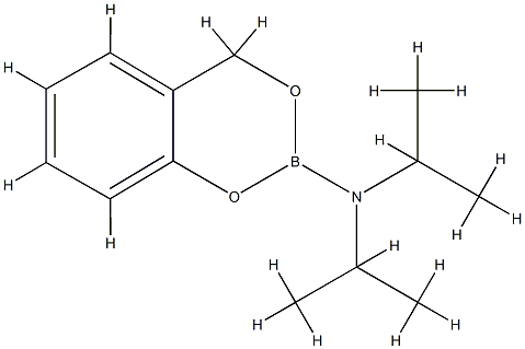 N,N-DIISOPROPYL-4H-BENZO[D][1,3,2]DIOXABORININ-2-AMINE 结构式