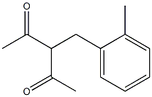 2,4-Pentanedione,3-[(2-methylphenyl)methyl]-(9CI) 结构式