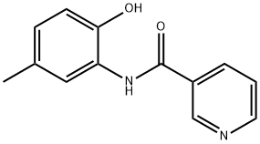 3-Pyridinecarboxamide,N-(2-hydroxy-5-methylphenyl)-(9CI) 结构式