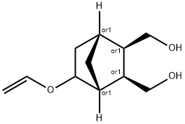 Bicyclo[2.2.1]heptane-2,3-dimethanol, 5-(ethenyloxy)-, (1R,2R,3R,4R)-rel- (9CI) 结构式