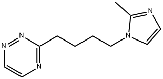 1,2,4-Triazine,3-[4-(2-methyl-1H-imidazol-1-yl)butyl]-(9CI) 结构式