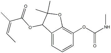 3-hydroxycarbofuran angelate 结构式