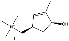2,3-dehydrodeoxamuscarine 结构式