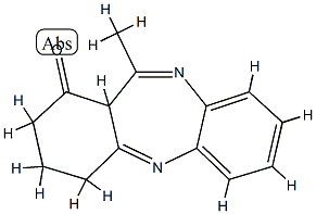 1H-Dibenzo[b,e][1,4]diazepin-1-one,2,3,4,11a-tetrahydro-11-methyl-(9CI) 结构式