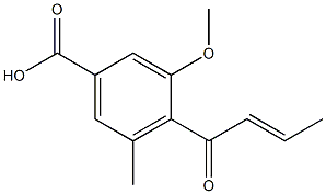 Pyrenochaetic acid 结构式