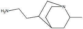 1-Azabicyclo[2.2.2]octane-3-ethanamine,6-methyl-(9CI) 结构式