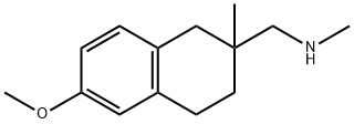 2-Naphthalenemethanamine,1,2,3,4-tetrahydro-6-methoxy-N,2-dimethyl-(9CI) 结构式