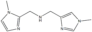 1H-Imidazole-2-methanamine,1-methyl-N-[(1-methyl-1H-imidazol-4-yl)methyl]-(9CI) 结构式