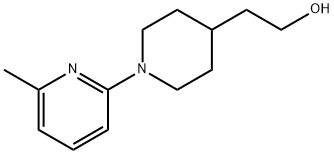 4-Piperidineethanol,1-(6-methyl-2-pyridinyl)-(9CI) 结构式