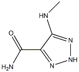 1H-1,2,3-Triazole-4-carboxamide,5-(methylamino)-(9CI) 结构式