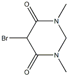 4,6(1H,5H)-Pyrimidinedione,5-bromodihydro-1,3-dimethyl-(9CI) 结构式