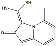 3-Indolizinecarbodithioicacid,2-hydroxy-5-methyl-(9CI) 结构式