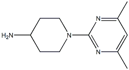 4-Piperidinamine,1-(4,6-dimethyl-2-pyrimidinyl)-(9CI) 结构式