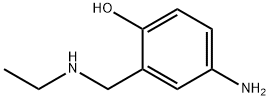 Phenol, 4-?amino-?2-?[(ethylamino)?methyl]?- 结构式