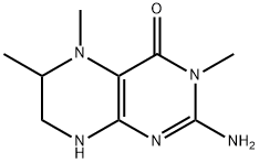 4(3H)-Pteridinone,2-amino-5,6,7,8-tetrahydro-3,5,6-trimethyl-(9CI) 结构式