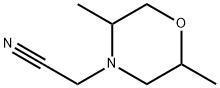 4-Morpholineacetonitrile,2,5-dimethyl-(9CI) 结构式