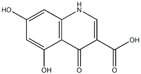 3-Quinolinecarboxylicacid,4,5,7-trihydroxy-(9CI) 结构式