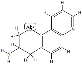 2H-Pyrano[2,3-f]quinolin-3-amine,3,4-dihydro-(9CI) 结构式