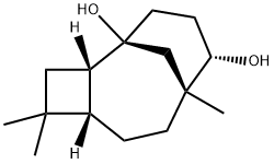 (1R,2R,5R,8S)-4,4,8-Trimethyltricyclo[6.3.1.02,5]dodecane-1,9α-diol 结构式