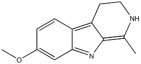 2H-Pyrido[3,4-b]indole,3,4-dihydro-7-methoxy-1-methyl-(9CI) 结构式