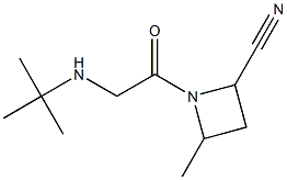 2-Azetidinecarbonitrile,1-[[(1,1-dimethylethyl)amino]acetyl]-4-methyl-(9CI) 结构式