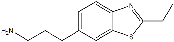 6-Benzothiazolepropanamine,2-ethyl-(9CI) 结构式