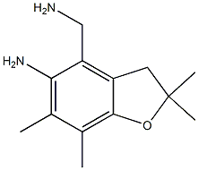 4-Benzofuranmethanamine,5-amino-2,3-dihydro-2,2,6,7-tetramethyl-(9CI) 结构式