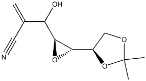 D-gulo-Heptononitrile, 4,5-anhydro-2-deoxy-2-methylene-6,7-O-(1-methylethylidene)- (9CI) 结构式