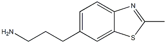 6-Benzothiazolepropanamine,2-methyl-(9CI) 结构式