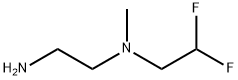 N1-(2,2-Difluoroethyl)-N1-methyl-1,2-ethanediamine 结构式