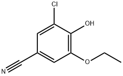 3-氯-5-乙氧基-4-羟基苯甲腈 结构式