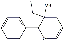 2H-Pyran-3-ol,3-ethyl-3,4-dihydro-2-phenyl-(9CI) 结构式