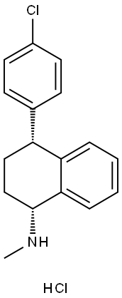 (1R,4R)-舍曲林-4-盐酸氯苯基杂质 结构式