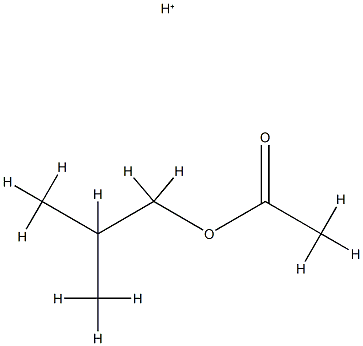 Acetic  acid,  2-methylpropyl  ester,  conjugate  monoacid  (9CI) 结构式