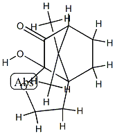 4H-3a,6-Methanobenzofuran-7(7aH)-one,tetrahydro-7a-hydroxy-8,8-dimethyl-(9CI) 结构式